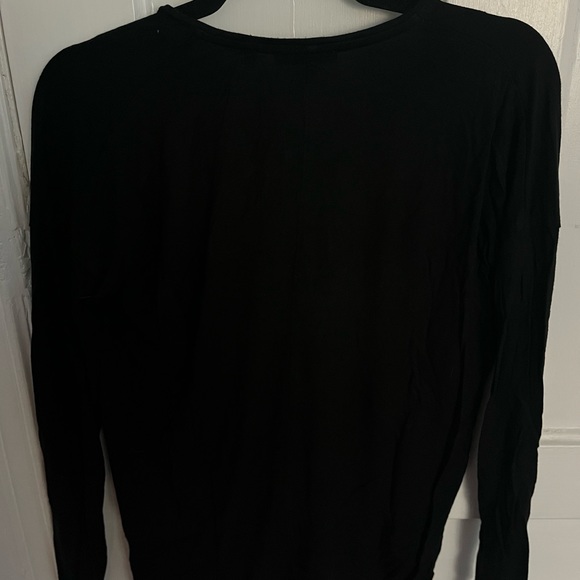 Babaton Black V-Neck Long Sleeve - Picture 2 of 5